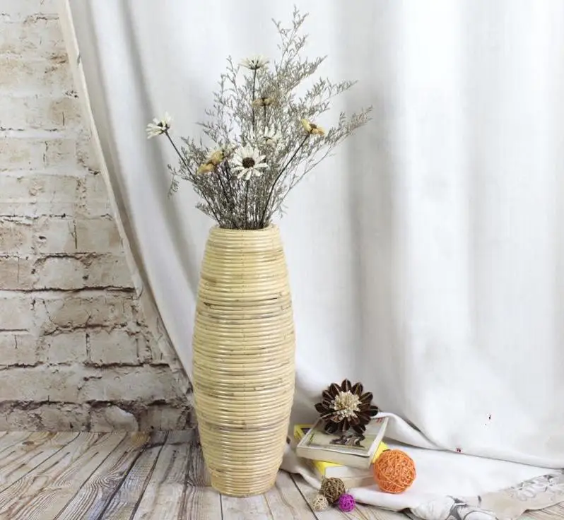 Напольная ваза для домашнего декора домашний декор большая бамбуковая напольная