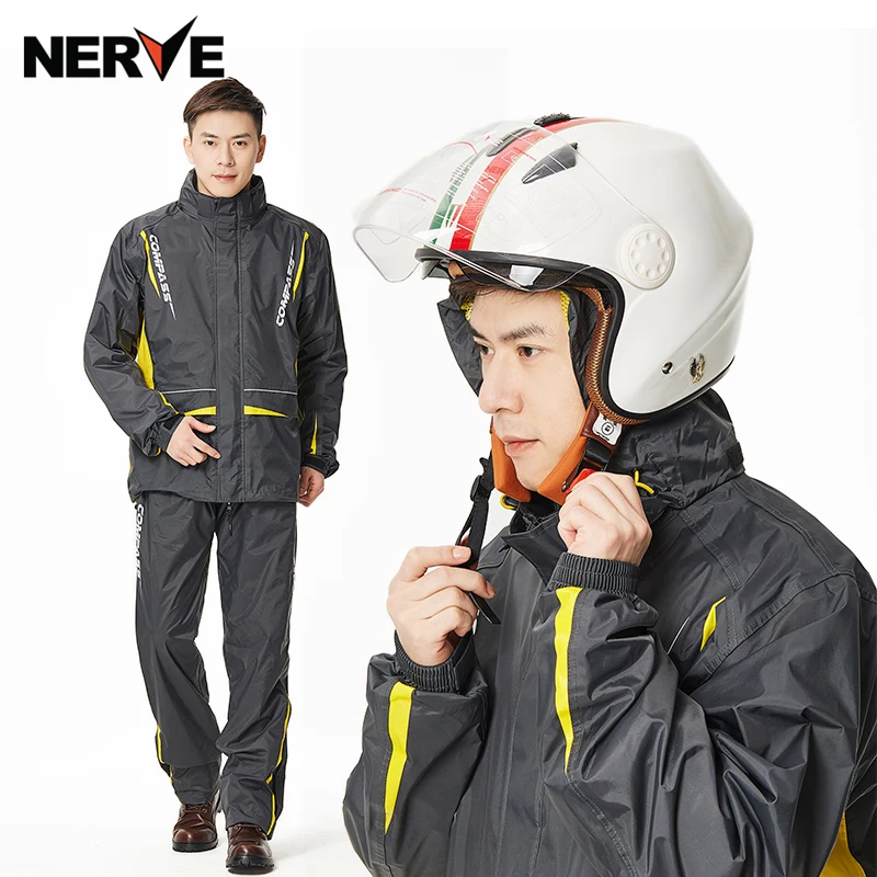 Мужской дождевик куртка и штаны мотоциклетные дождевые куртки для взрослых