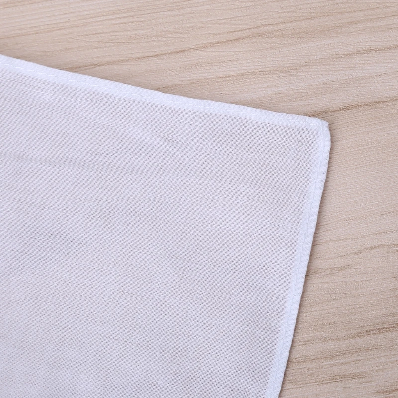 6 шт. винтажный хлопковый Женский вышитый кружевной носовой платок для