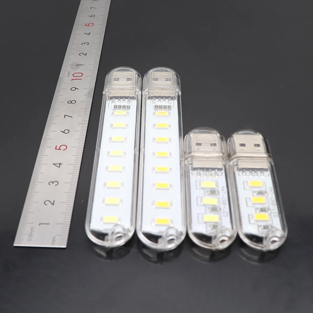 Портативный светодиодный мини светильник с USB настольная лампа SMD5730 5 В ночной