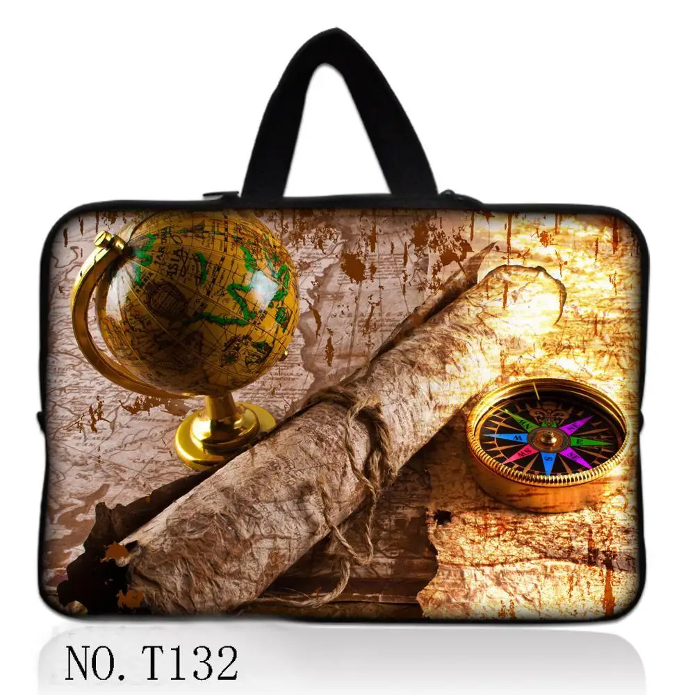

Map Globe Laptop Handbag Sleeve Case 13.3 13 14 15.6 15 17 inch Bag Notebook Carrying Bags Case For Macbook Air Pro