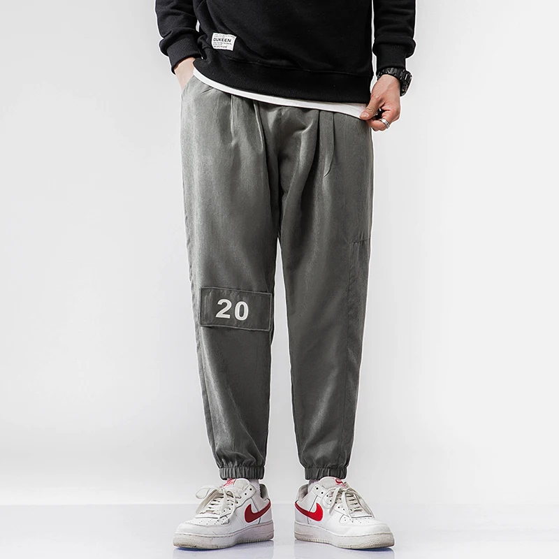 

2021 Spring Men's Casual Pants Popular Hot-Selling Loose Sweatpants Trend Wild Harlan Street Men's Little Seet Pants S-3XL