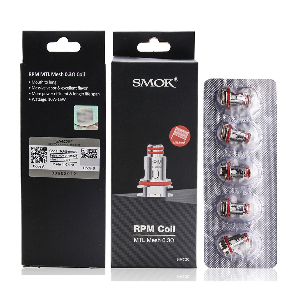 Оригинальный электронных сигарет SMOK RPM40 РБА об/мин катушки испаритель головки