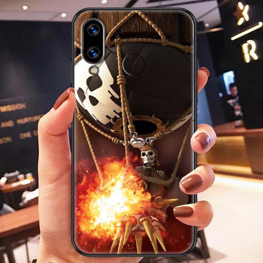 

Game Clashes-compatible-Clans Phone case For Huawei Honor 6 7 8 9 10 10i 20 A C X Lite Pro Play black silicone cover fashion