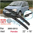 Автомобильный стеклоочиститель лобовое стекло стеклоочистителя подходит J крюк лезвия аксессуары для FIAT Panda 22 ''+ 16'' 2003-2012