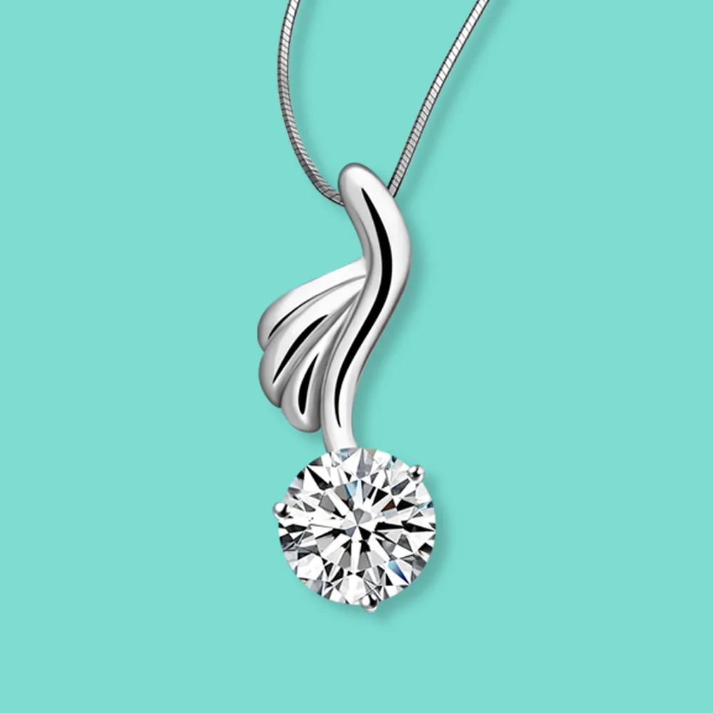 

Exquisite Jewelry 925 Sterling Silver Chokers Necklace Light Luxury Zircon Temperament Collar Chain Swan Dance Pendant for Women