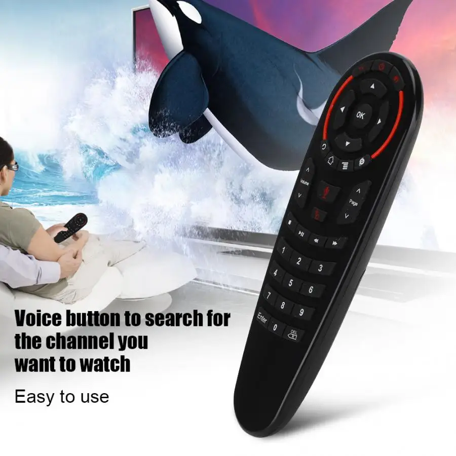 universal remote control G30S USB 2.4G Wireless Transmission Intelligent Voice Remote Controller with 6-axis Gyroscope Sensor |