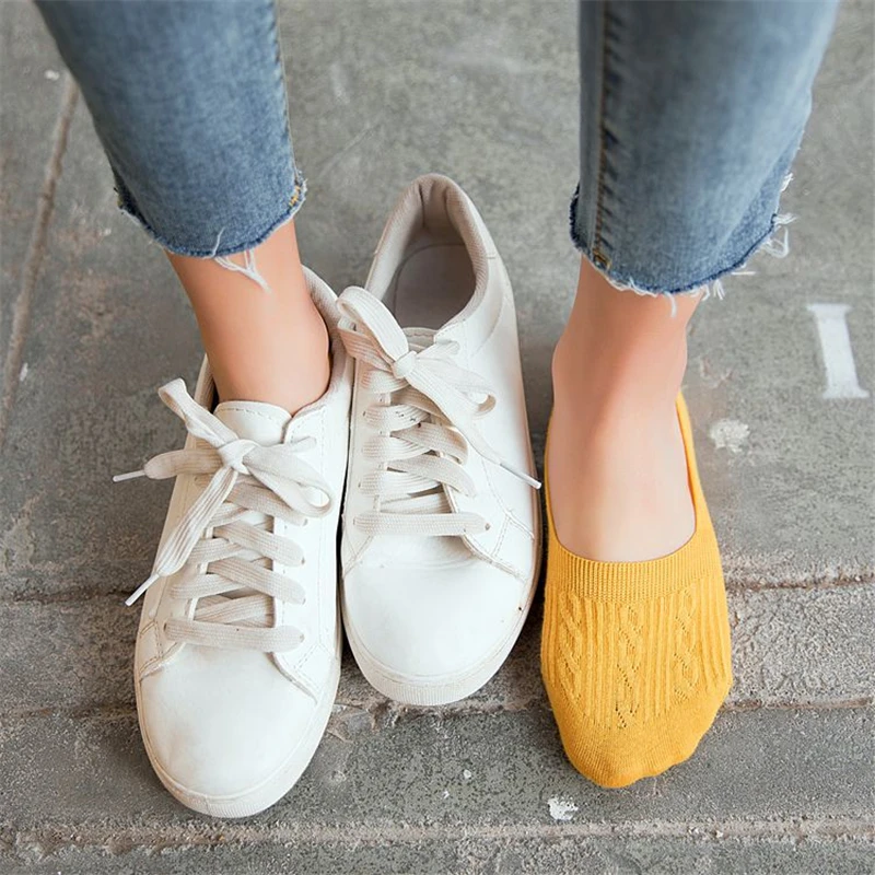 Носки-невидимки женские хлопковые низкие 1 пара | Женская одежда