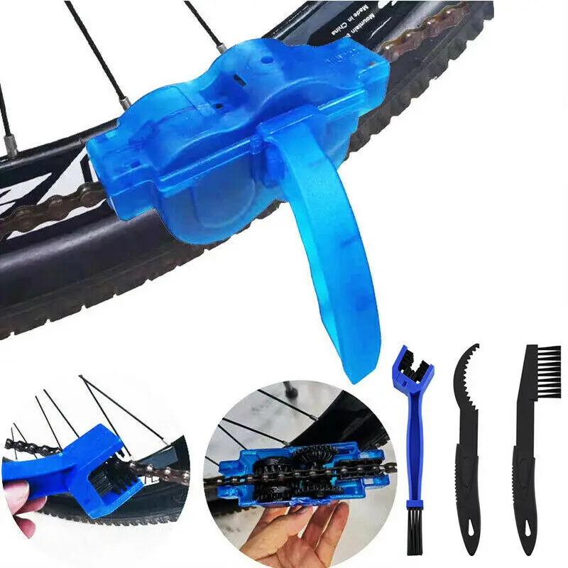 

Samger Chain Cleaner Scrubber Brushes Cycling Cleaning Kit Bicycle Accessories Mountain Bike Wash Tool Set Bicycle Repair Tools