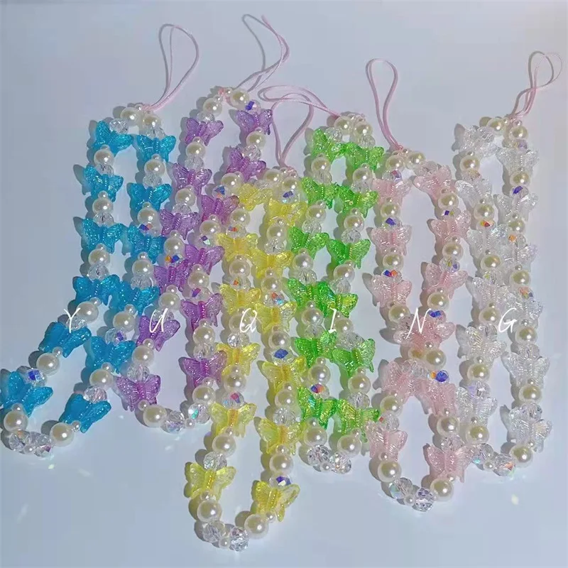 Новинка 2022 Модный женский чехол для телефона с бусинами и жемчугом