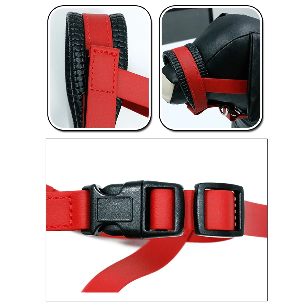 Pet Dog Muzzles PVC анти укуса Adjustabl собачий ошейник маска для маленьких средние и большие