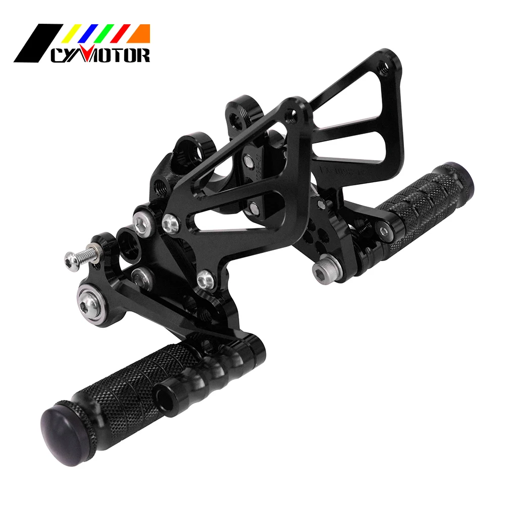 Мотоциклетные регулируемые колышки с ЧПУ для ног Ducati 1198 1098 S R 848 EVO трехцветные