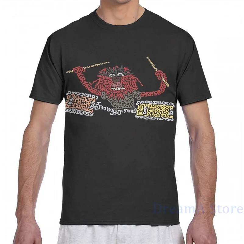 Футболка с изображением животных сумасшедших барабанщиков шоу для мужчин и