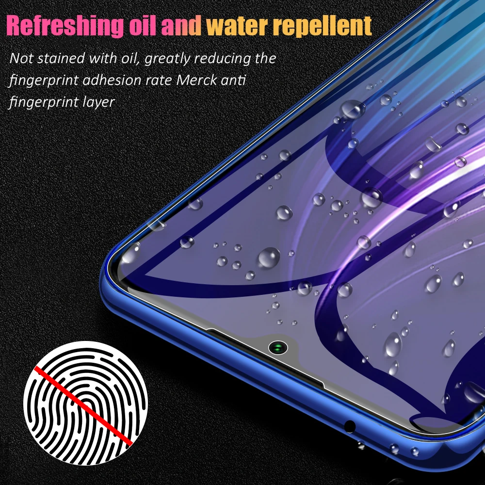 Гидрогелевая пленка 2 в 1 для Xiaomi Redmi Note8 Pro Note 7 Pocophone F1 прозрачный объектив камеры