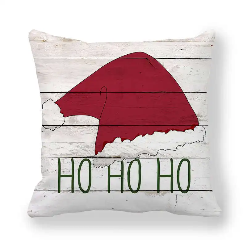 Новогоднее рождественское наволочка Золотой Лось офисный диван кровать подушка