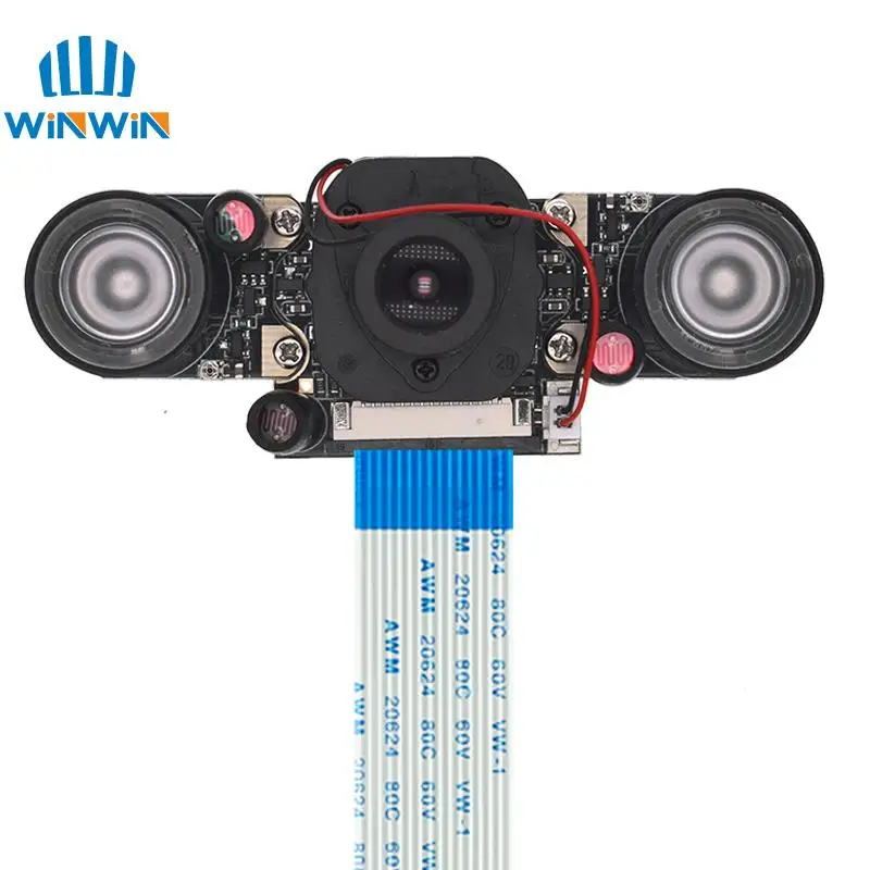 Модуль камеры ночного видения Raspberry Pi 4 Fisheye веб-камера 5 Мп OV5647 с инфракрасным