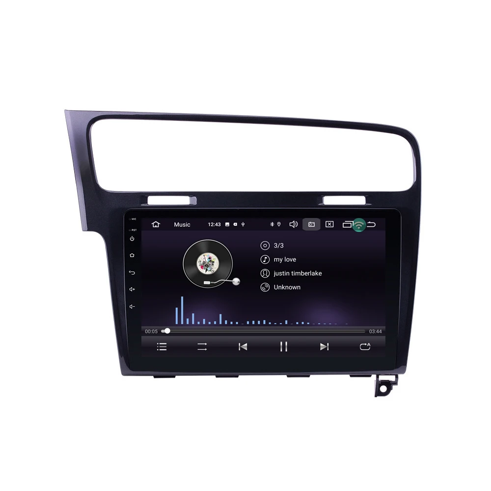 10," Android 9,0 ram 2G Автомобильный gps dvd-плеер для Фольксваген Гольф 7 2013 LHD Автомобильный Радио мультимедийный плеер головное устройство стерео