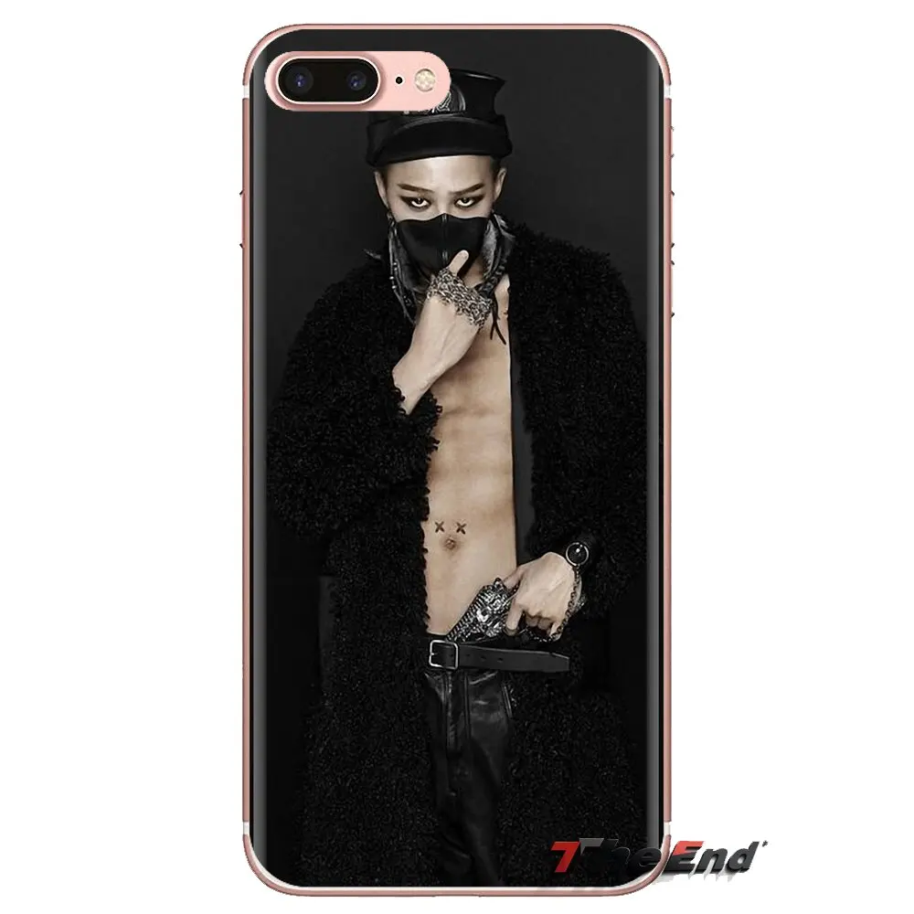 K-POP теории Большого взрыва известная g-dragon Фан-арта прозрачный мешок TPU чехол для