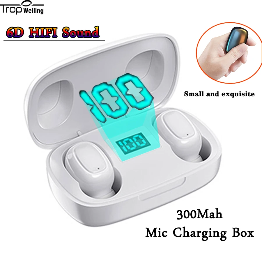 Беспроводные наушники вкладыши Trop с активным шумоподавлением 5 0 Bluetooth гарнитура