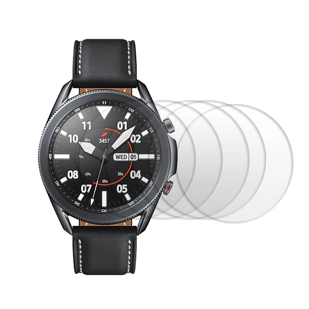 

for samsung galaxy watch 3 41mm 45mm Screen Protector Flexible TPU Clear film Bubble Free Full membrane for galaxy 3 watch case