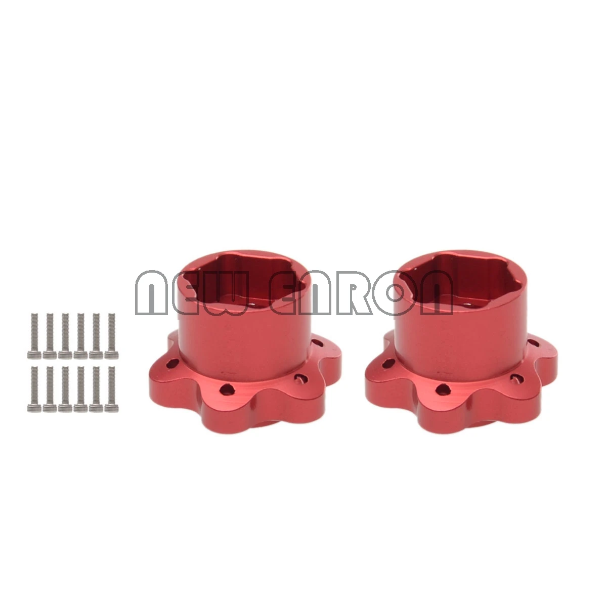 

NEW ENRON Aluminium 2pcs 12MM 2.2" Wheel Hub Hex Adapter 9/14/22MM Thickness Set Metal for RC Crawler CAR 1/10 AXIAL YETI EXO