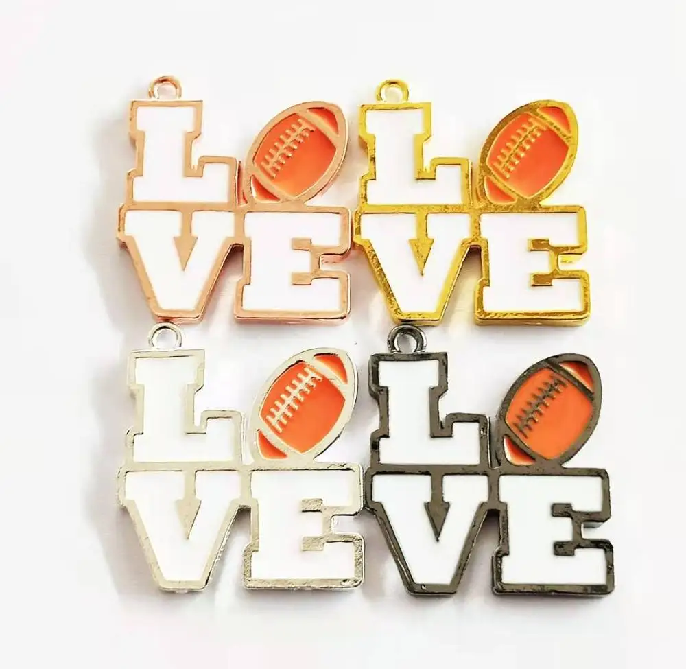

10pcs letter love charms for women DIY jewelry accessories L45