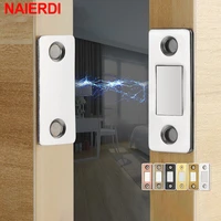 20 sets naierdi invisible magnetic cabinet catches hidden door closer non punch door stop door catch sliding door hardware