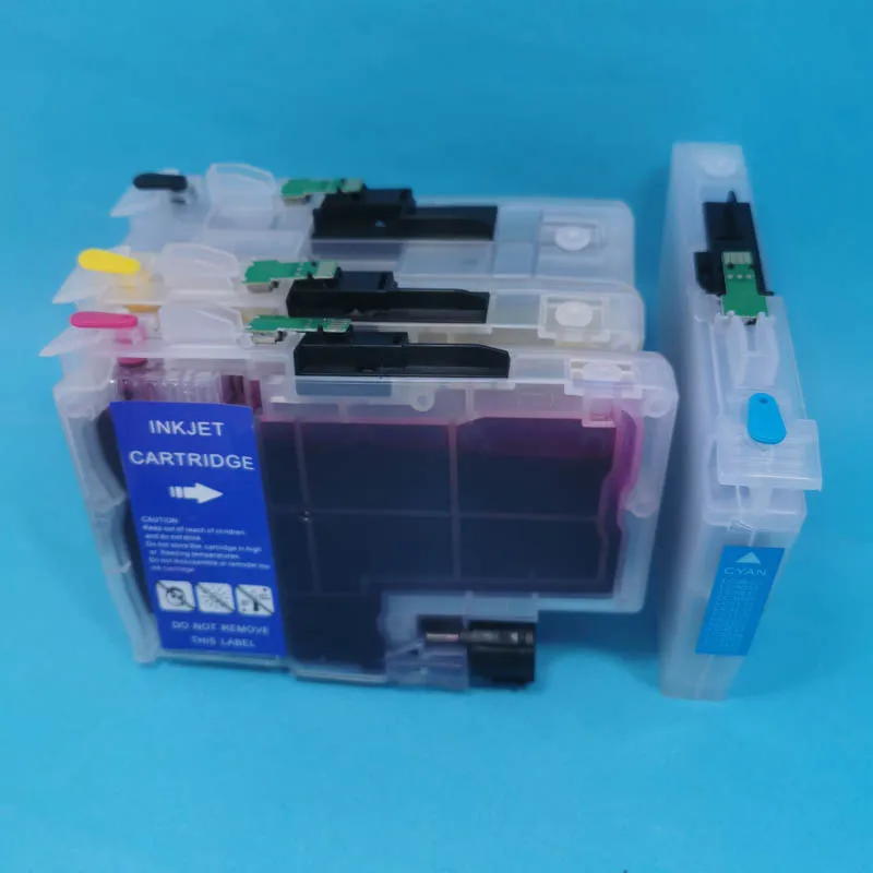 

YOTAT Full Refillable ink cartridge LC3033 LC3035 with Chip for Brother MFC-J805DW/MFC-J805DW XL/MFC-J815DW/MFC-J995DW/MFC-J995.