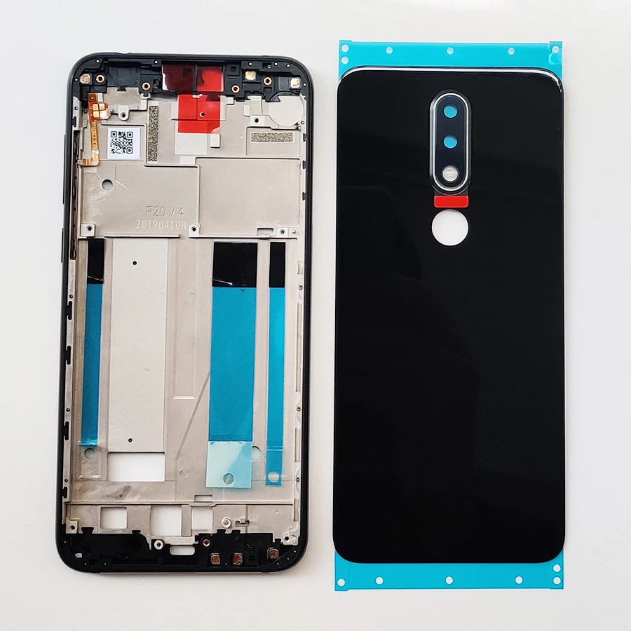 Оригинальная алюминиевая средняя рамка для Nokia 6 1 Plus + корпус батарейного отсека