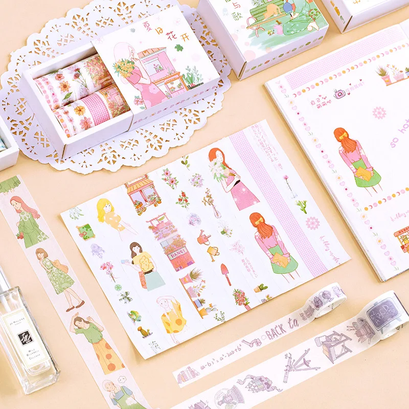 10 шт./упак. Цветочная поляна песни школьная обувь для девочек набор декоративного