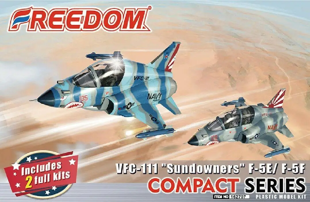 

Freedom Models F162707 VFC-111 "Sundowners" F-5E & F-5FDJ Q Edition Cool