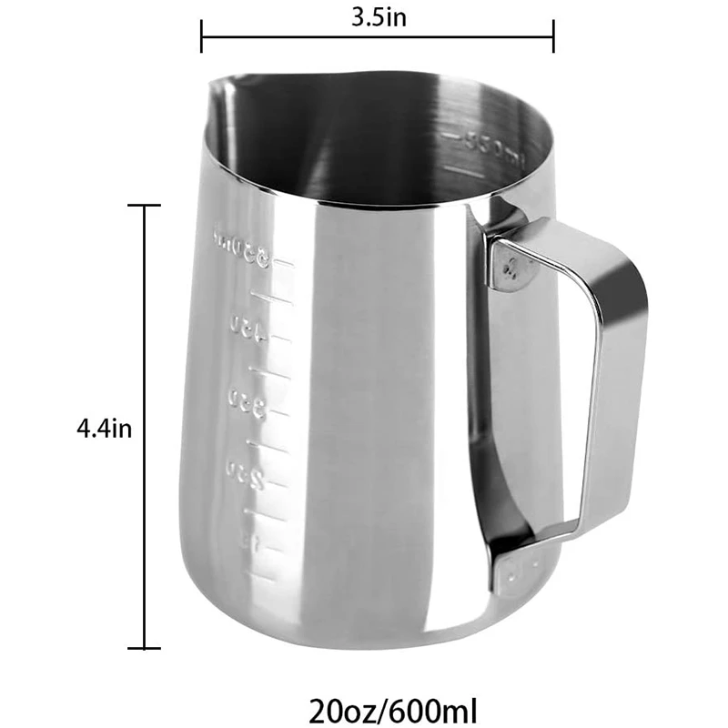 Эспрессо молочный кувшин 20 унций кофе кружка Garland с украшением Ручка Кофе