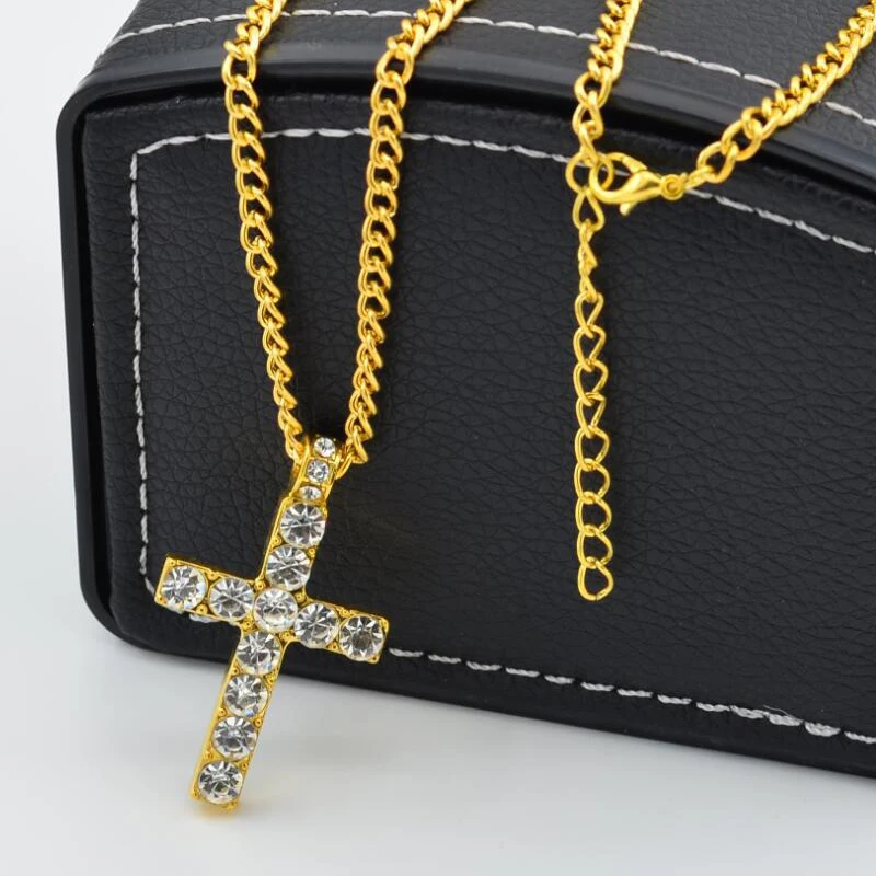 

Men's Alloy Classic Cross Pendant Necklace 50CM