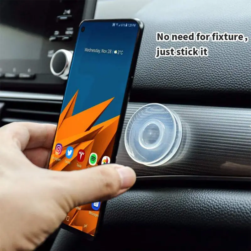 Универсальные Волшебные нано наклейки автомобильный прозрачный держатель для