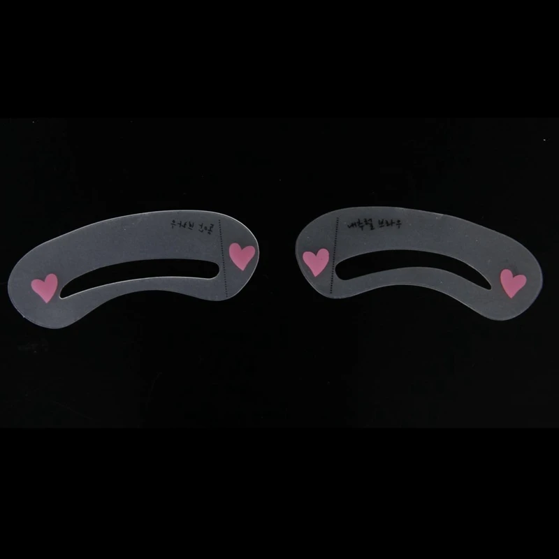 6 шт. трафаретов для бровей шаблон ухода/придания формы инструмент