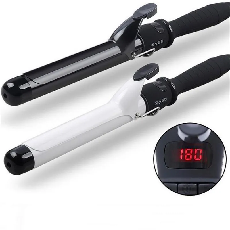 

Professional LCD Hair Curler Adjustment Temperature Hair Curl Irons Curling Wand Roller Hair Styling Tools Dropshipping 20#