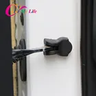 4 шт. ABS внутренний защитный ограничитель двери автомобиля крышка двери наклейки для Nissan X-trail Xtrail T31 T32 Qashqai J10 J11 Sunny March