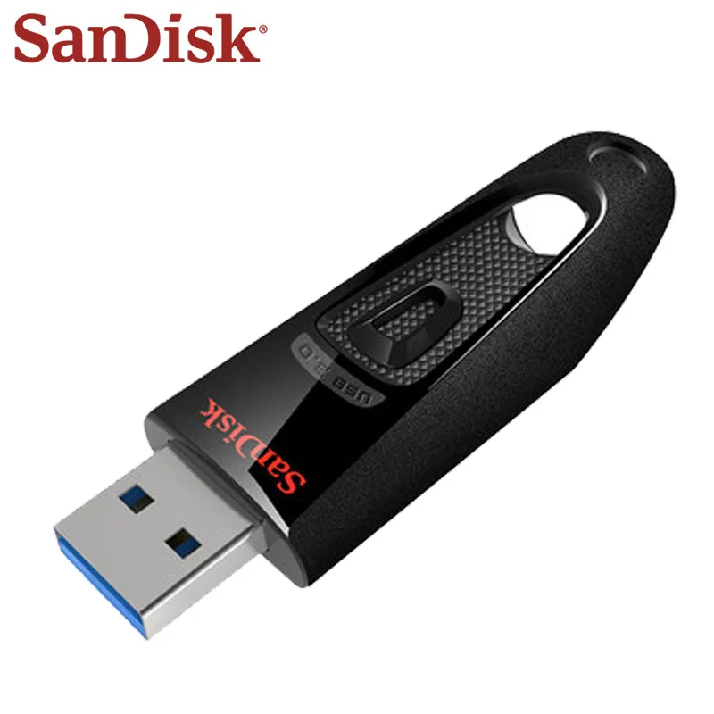 100% Оригинальный флеш-накопитель SanDisk Ultra USB 3 0 16 ГБ 32 64 Гб карта памяти 100 МБ/с./с 128 256