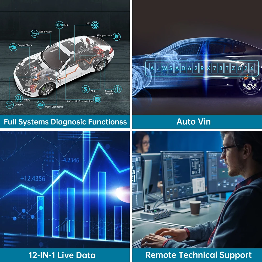 PS90 PRO 9 7 дюйма Bluetooth сверхмощный диагностический инструмент для автомобилей и