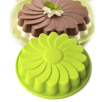 8 inch round silicone cake mold oven baking tools chiffon bakeware soap mould