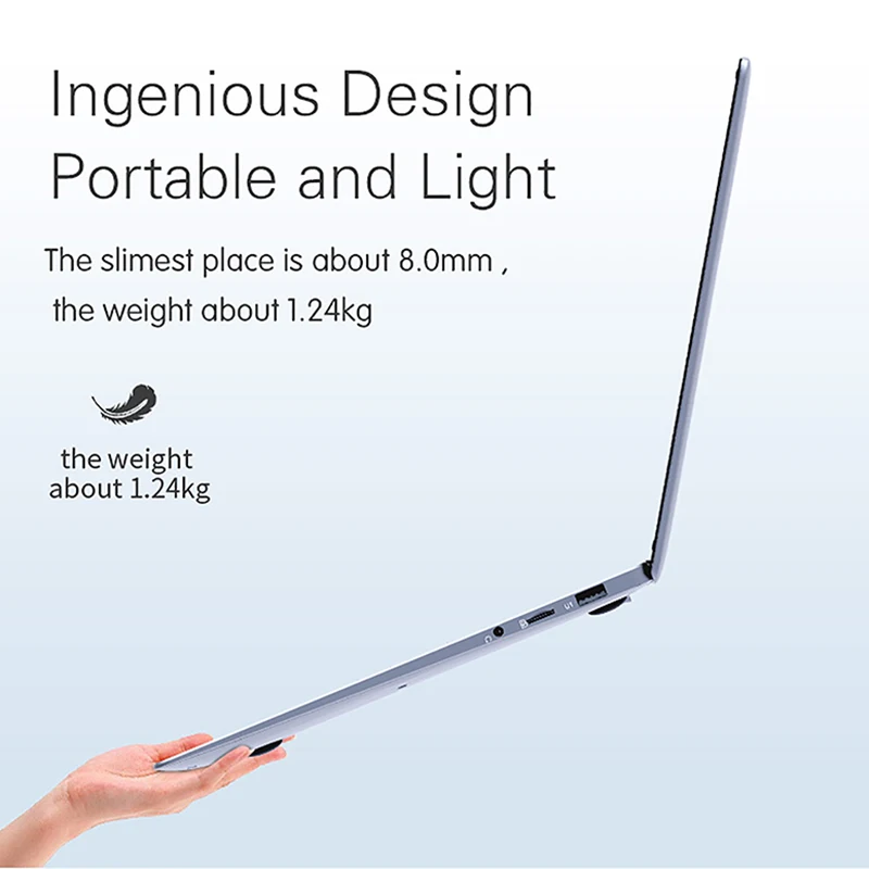 Ноутбук Jumper EZbook S5 Windows 10 12 Гб 256 ГБ Intel N4020 двухъядерный ноутбук 14 дюймов 1920*1080 IPS