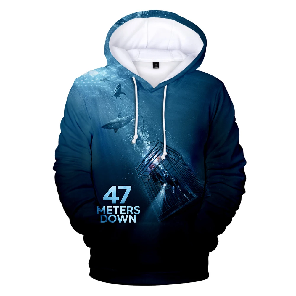 

Movie clothes 47 Meters Down 3D Hoodies Men Women Fashion 47 Meters Down Sweatshirt Boys/Girls Hoodie 3D Autumn Winter Hoodies