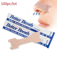 100pcslot nasal strips anti snoring sleep aid better breathe stop snoring nasal congestion prevention health care patch product
