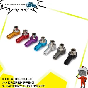 M3 3 мм резьба 18 мм Длина звеньев стержня с концевым шарниром Стандартный конец тяги, шариковое звено для радиоуправляемого автомобиля 2 шт. сплав алюминия HSP HPI