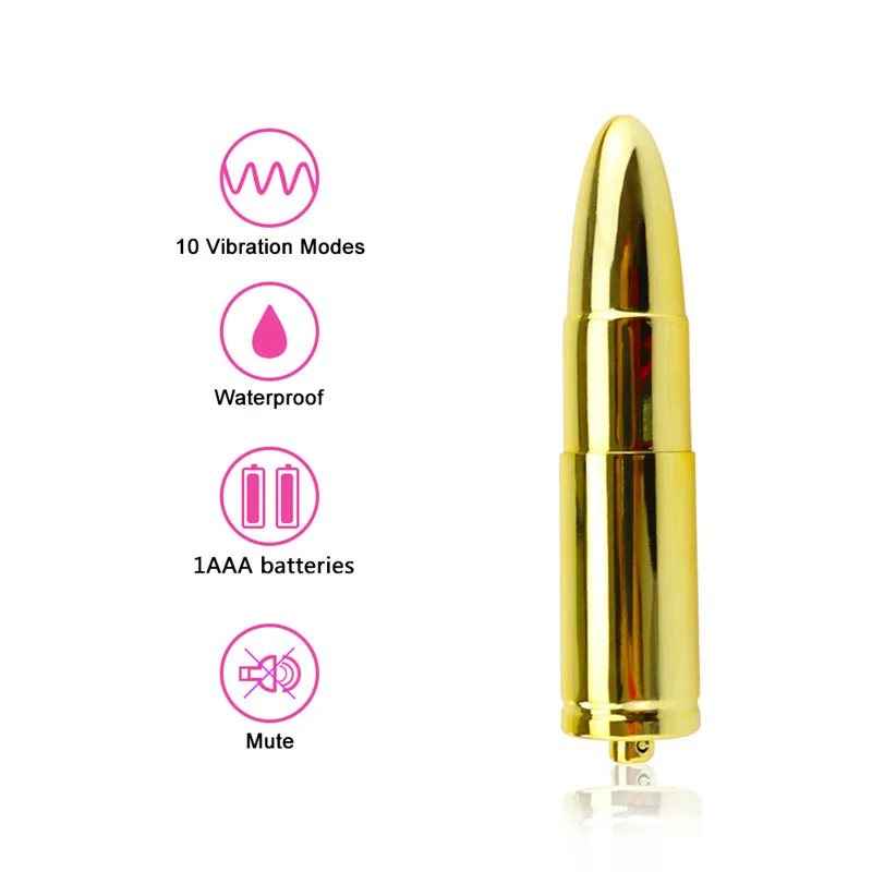 Bullet Vibrator Waterproof Massager Vaginal Adult Toys For Women Mini Finger Sextoys Adults | Красота и здоровье