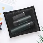 Повседневная дорожная простая косметичка на молнии, вместительная сумка для канцелярских принадлежностей, портативный прозрачный чехол для макияжа, органайзер, сумки для мытья