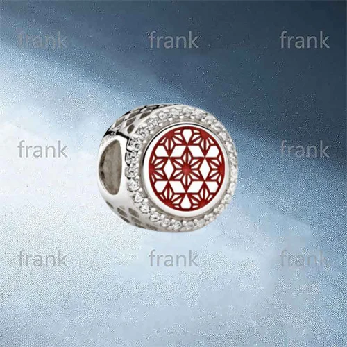 

792016CZ_E009 Japan Exclusive Hemp Leaf Pattern Charm