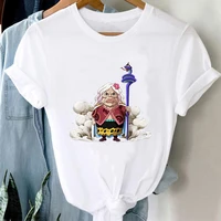 one piece new t shirts print woman anime funny o neck white tshirt for women cartoon casual clothes top femme short sleeve tee