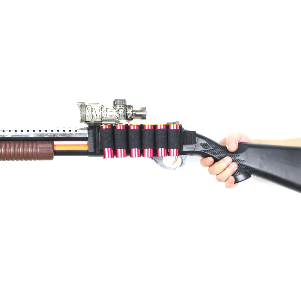 Тактический охотничий чехол с 6 патронами для ружья держатель крючком и петлей