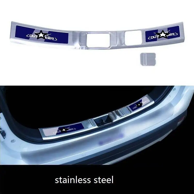 Задние панели багажника ножная педаль внешние автомобильные декоративные яркие